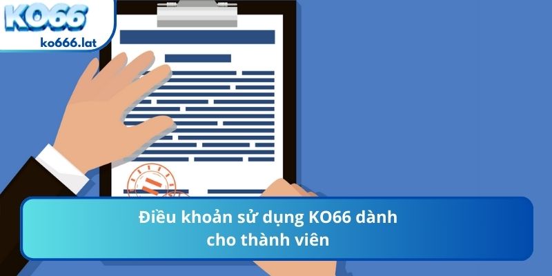 Điều khoản sử dụng KO666 dành cho thành viên