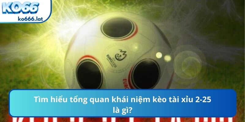 Tìm hiểu tổng quan khái niệm kèo tài xỉu 2-25 là gì?